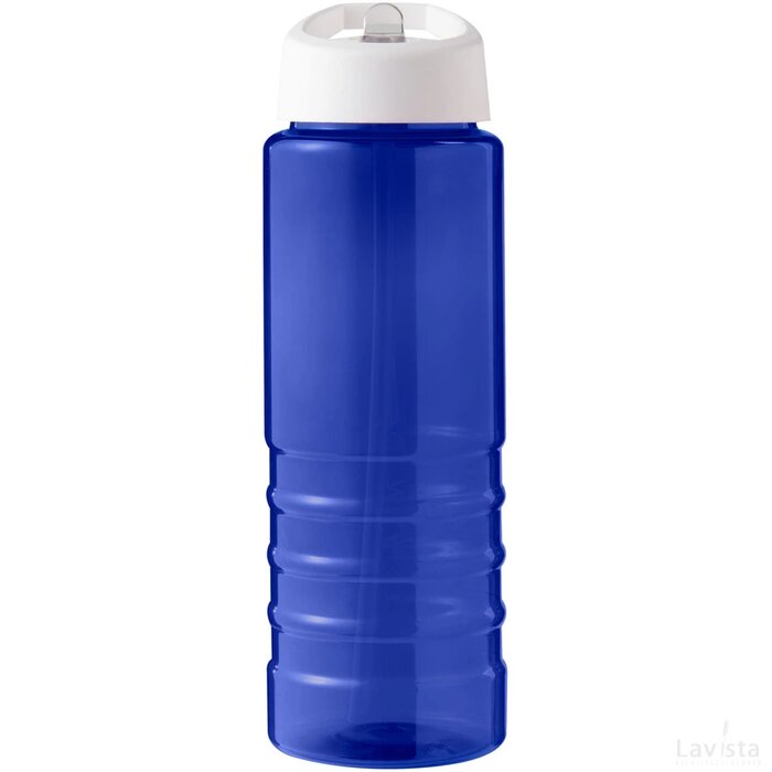 H2O Active® Eco Treble 750 ml drinkfles met tuitdeksel Blauw/Wit