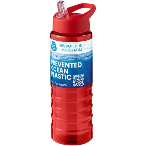 H2O Active® Eco Treble 750 ml drinkfles met tuitdeksel Rood/Rood