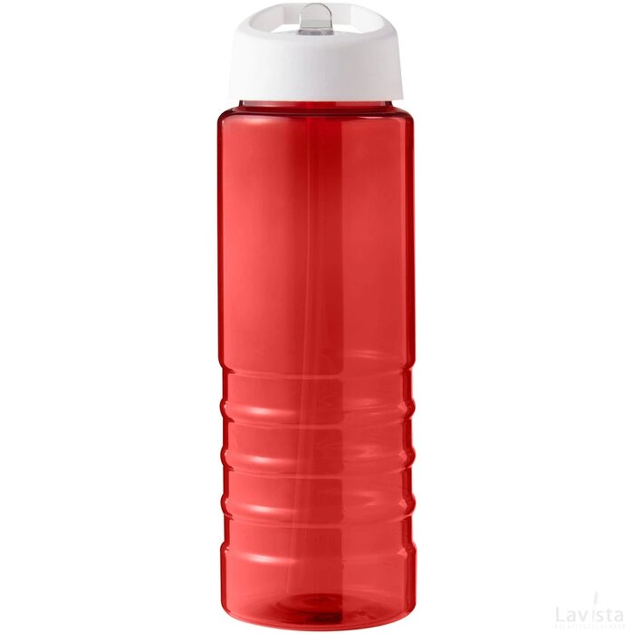 H2O Active® Eco Treble 750 ml drinkfles met tuitdeksel Rood/Wit