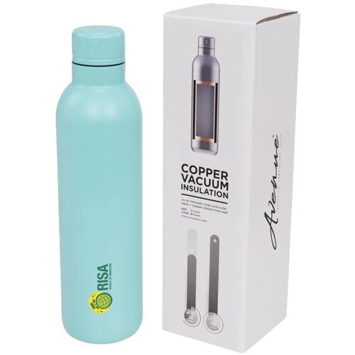 Thor 510 ml koper vacuüm geïsoleerde drinkfles Mintgroen
