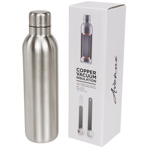 Thor 510 ml koper vacuüm geïsoleerde drinkfles Zilver
