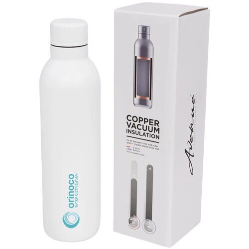 Thor 510 ml koper vacuüm geïsoleerde drinkfles Wit