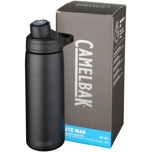 Chute Mag 600 ml koper vacuüm geïsoleerde drinkfles Zwart