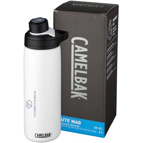 Chute Mag 600 ml koper vacuüm geïsoleerde drinkfles Wit