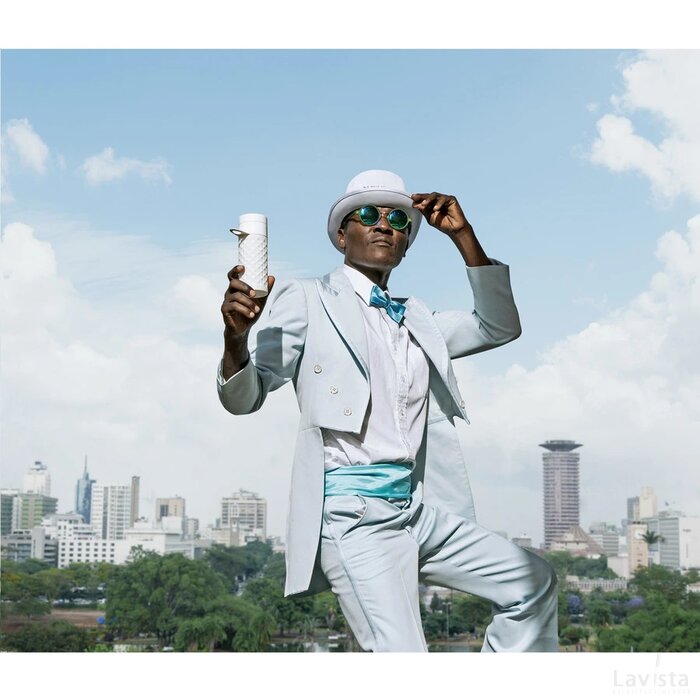 Join The Pipe Nairobi Ring Bottle White 500Ml Waterfles Wit/Wit