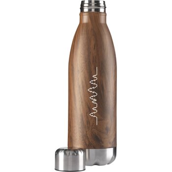 Topflask Wood Drinkfles Bruin Topflask Wood Drinkfles Bruin