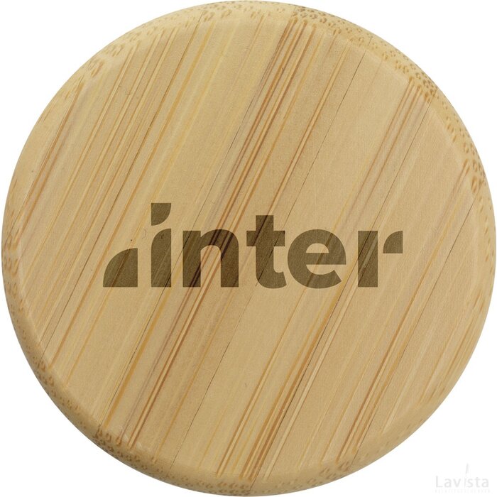 Frosty Glass Bottle 550 Ml Drinkfles Transparant Zwart