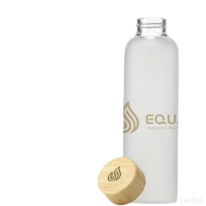 Frosty Glass Bottle 550 Ml Drinkfles Transparant Wit