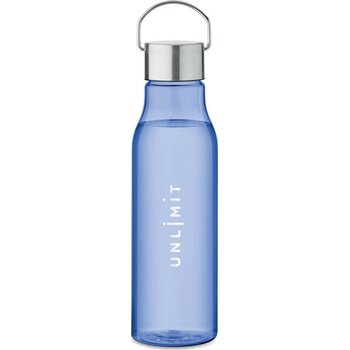 Rpet fles met pp dop 600 ml Vernal transparant licht blauw Rpet fles met pp dop 600 ml Vernal transparant licht blauw