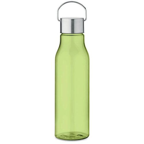Rpet fles met pp dop 600 ml Vernal transparant lime