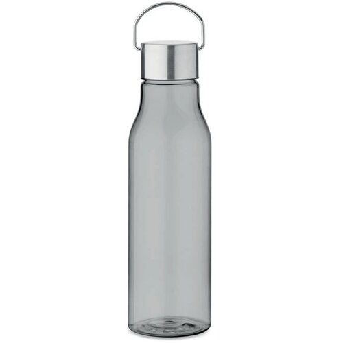Rpet fles met pp dop 600 ml Vernal transparant grijs