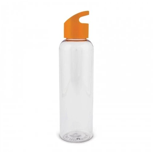 Waterfles Loop transparant R-PET 600ml transparant oranje