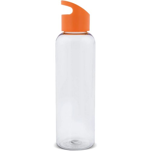 Waterfles Loop transparant R-PET 600ml transparant oranje