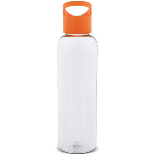 Waterfles Loop transparant R-PET 600ml transparant oranje