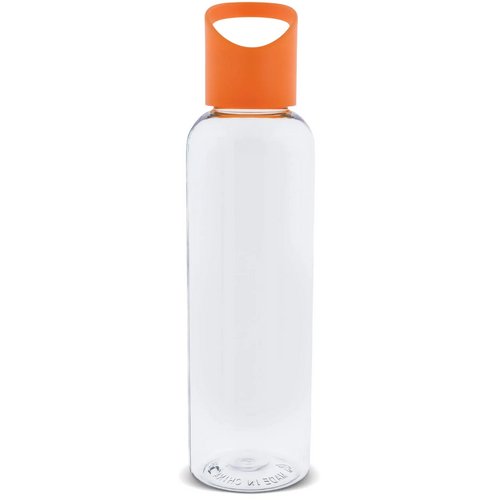 Waterfles Loop transparant R-PET 600ml transparant oranje