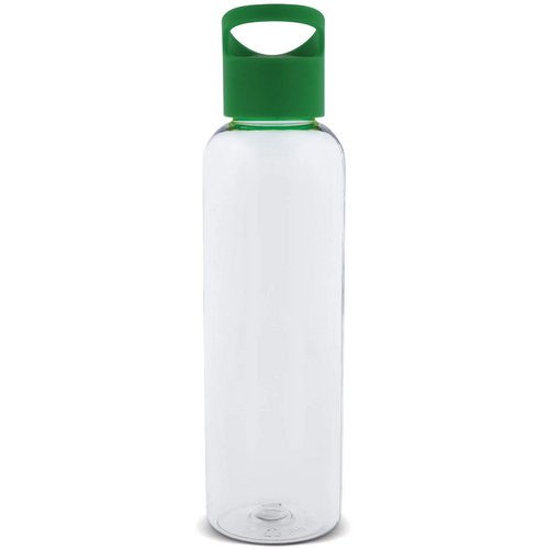 Waterfles Loop transparant R-PET 600ml transparant licht groen
