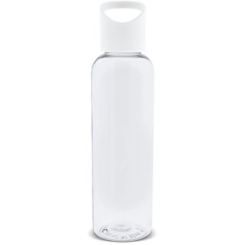 Waterfles Loop transparant R-PET 600ml transparant wit