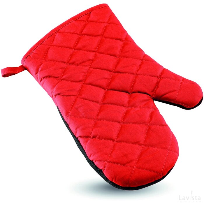 Katoenen ovenwant Neokit rood