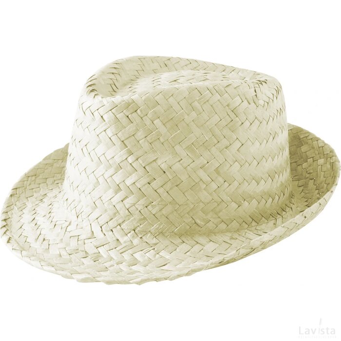 Zelio Stroo Hoed Wit