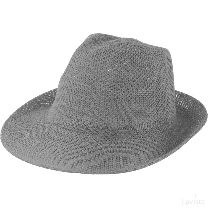 Timbu Stroo Hoed Donker Grijs