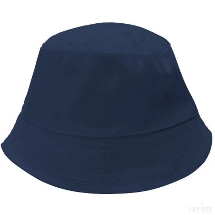 Kinderzonnehoed katoen 136 gr/m2 donkerblauw