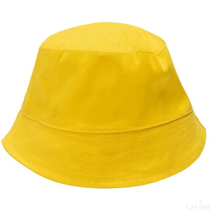 Kinderzonnehoed katoen 136 gr/m2 geel