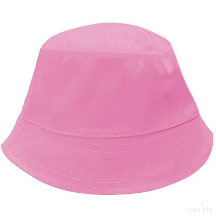 Kinderzonnehoed katoen 136 gr/m2 roze