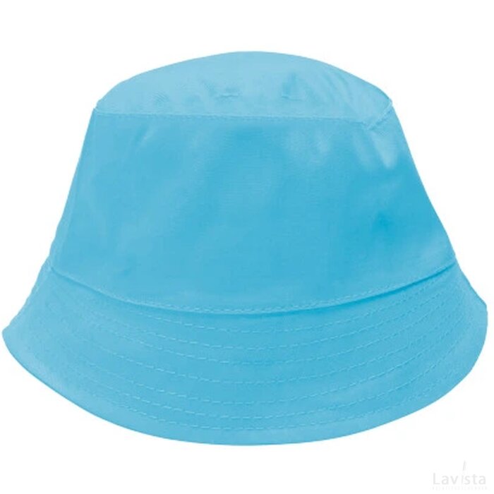 Kinderzonnehoed katoen 136 gr/m2 lichtblauw