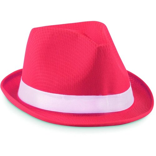 Polyester zonnehoed Woogie rood