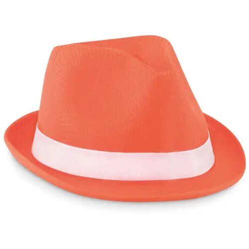Polyester zonnehoed Woogie oranje