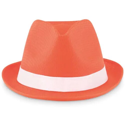 Polyester zonnehoed Woogie oranje