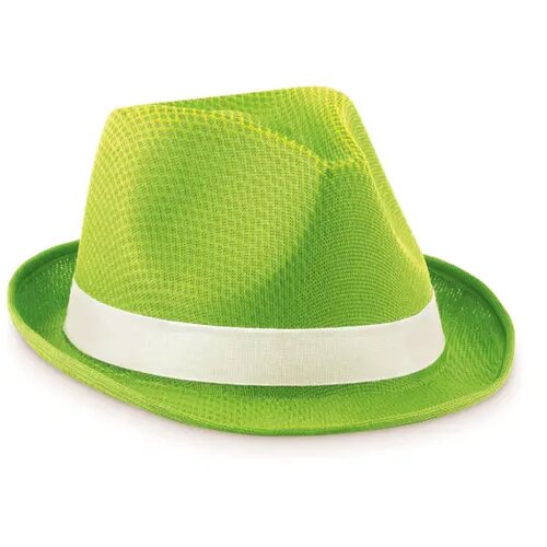 Polyester zonnehoed Woogie limoen
