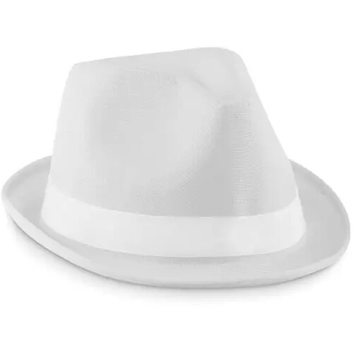 Polyester zonnehoed Woogie wit