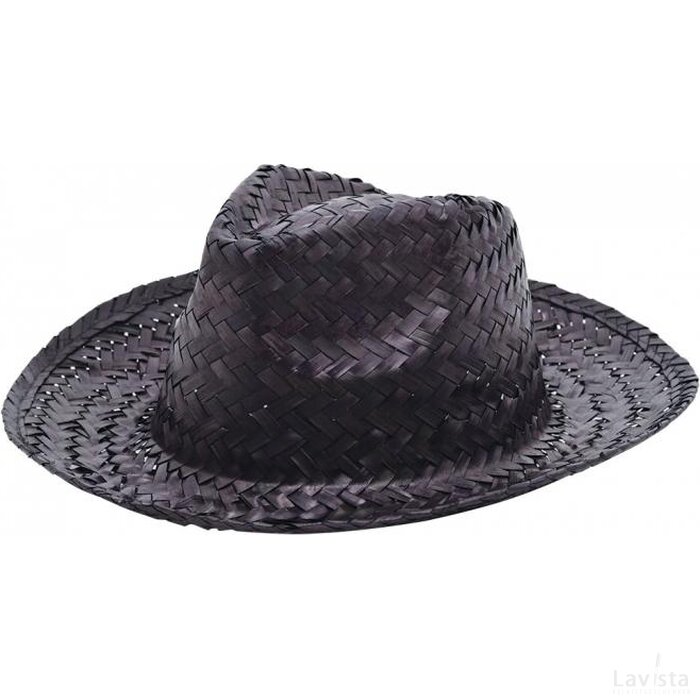 Promo Strohoed Zwart