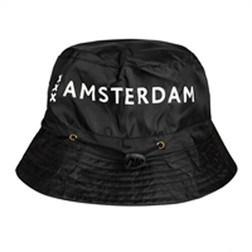 regenhoedje, bedrukt, polyester, één maat zwart