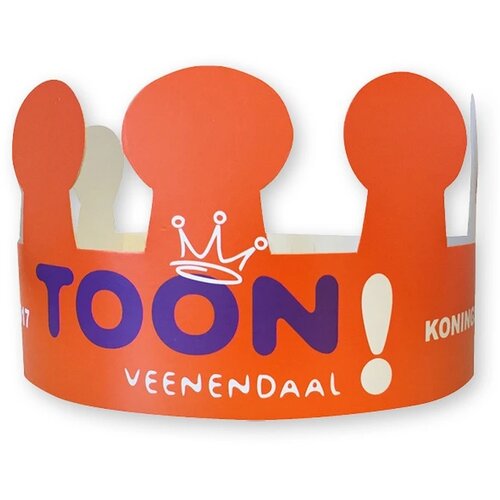 Hoedje bedrukken | Kroon | 65 x 10 cm