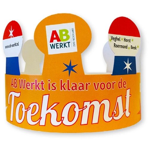 Hoedje bedrukken | Kroon | 65 x 10 cm