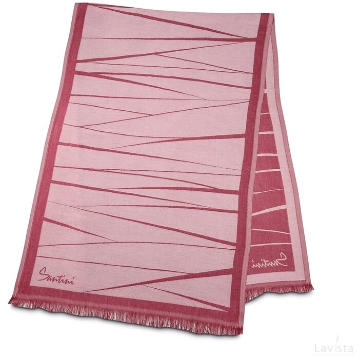 99237 Vrouwensjaal Bordeaux Rood