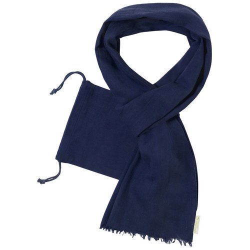 Betty Sjaal Van Biologisch Katoen Blauw