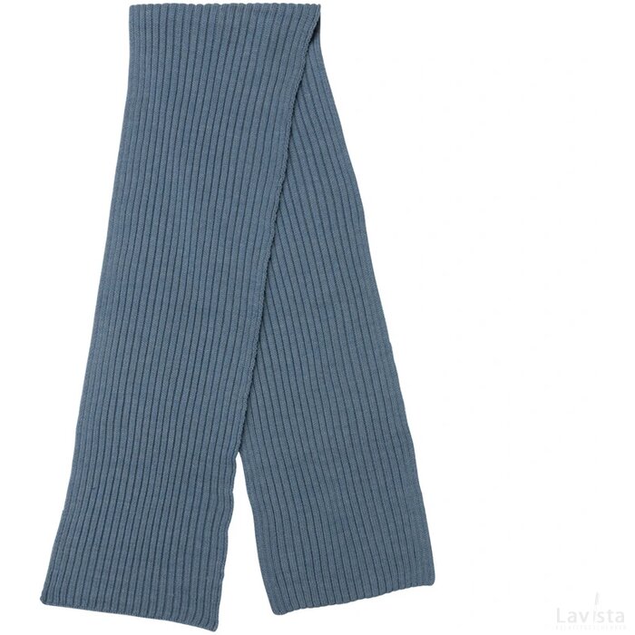 Impact AWARE™ Polylana® gebreide sjaal 180x25cm blauw