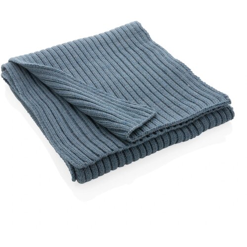 Impact AWARE™ Polylana® gebreide sjaal 180x25cm blauw