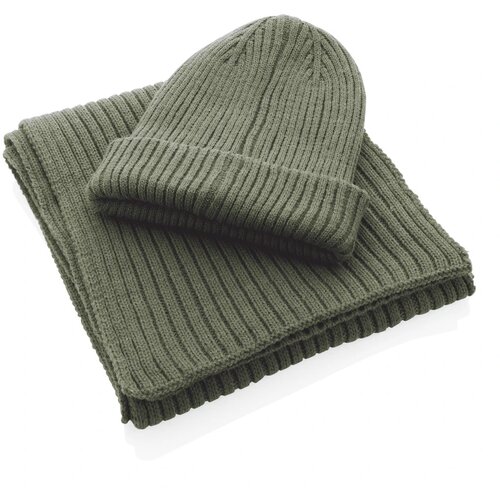 Impact AWARE™ Polylana® gebreide sjaal 180x25cm groen