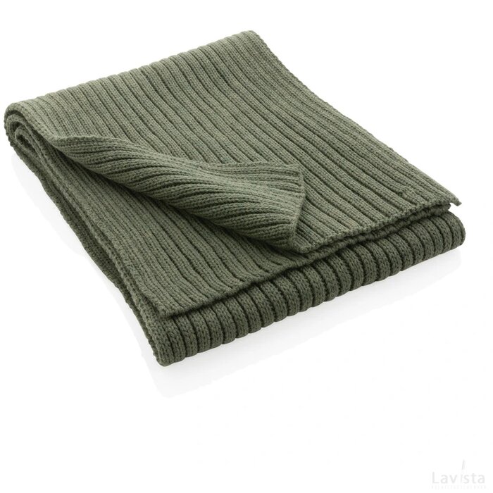 Impact AWARE™ Polylana® gebreide sjaal 180x25cm groen