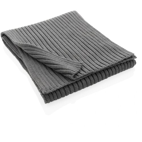 Impact AWARE™ Polylana® gebreide sjaal 180x25cm grijs