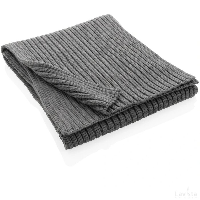 Impact AWARE™ Polylana® gebreide sjaal 180x25cm grijs