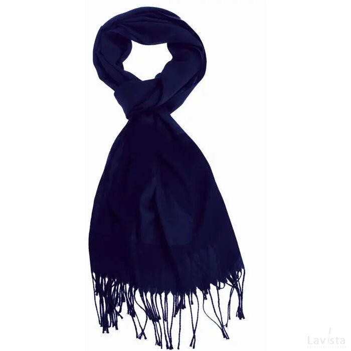 Pashmina Sjaal 180*40cm Navy