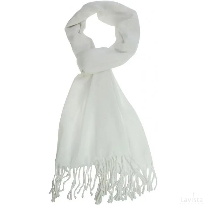 Pashmina Sjaal 180*40cm Wit