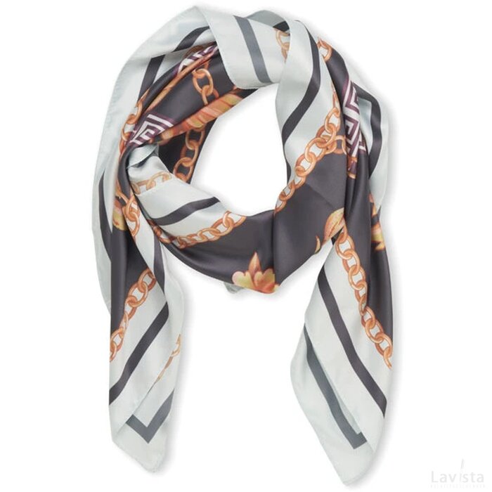 Sjaal recycled satijnpolyester Victoria goud