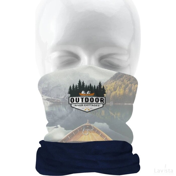 Bandana Fleece Multifunctionele Sjaal Marineblauw