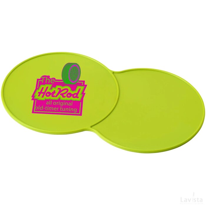 Bit on the side kunststof onderzetter Lime